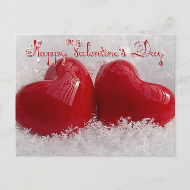 Happy Valentine's Day Holiday Postcard (Front)