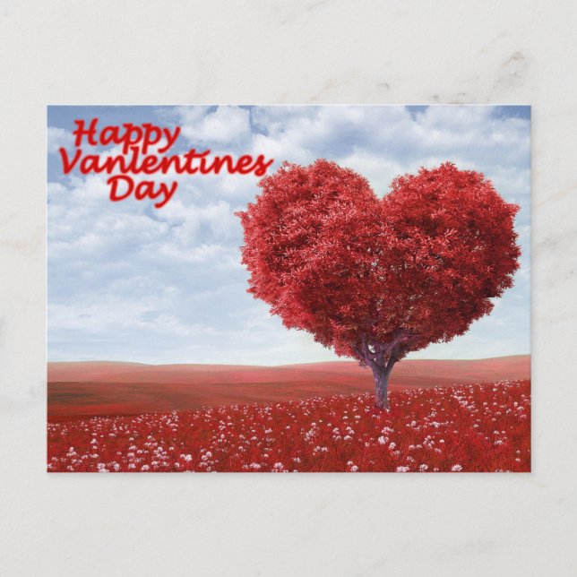 Happy Valentine's Day Holiday Postcard (Front)