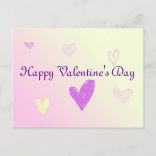 Happy Valentine's Day Holiday Postcard