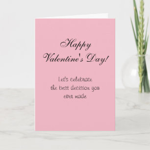 Happy Valentine's Day Humour Funny Card Love