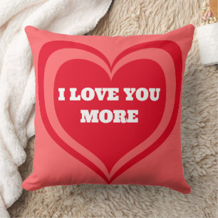 Happy Valentine's Day I Love You More Boyfriend  Cushion