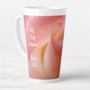 Happy Valentine's Day I Love You Water Bottle Latte Mug