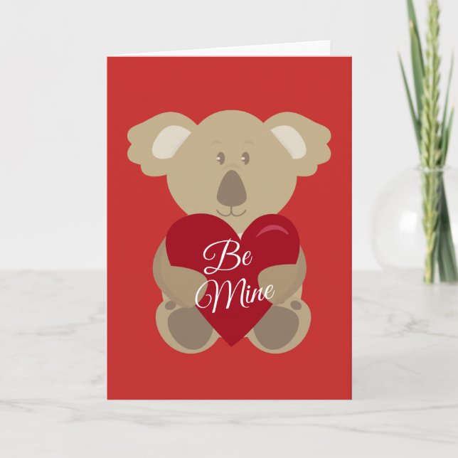 Happy Valentine's Day | Koala Love Card (Front)