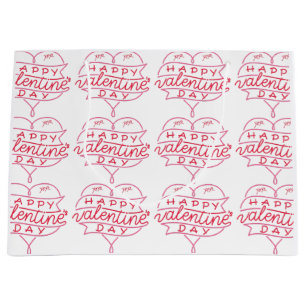 Happy Valentine's Day Large Gift Bag
