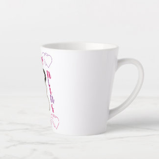 happy valentines day latte mug