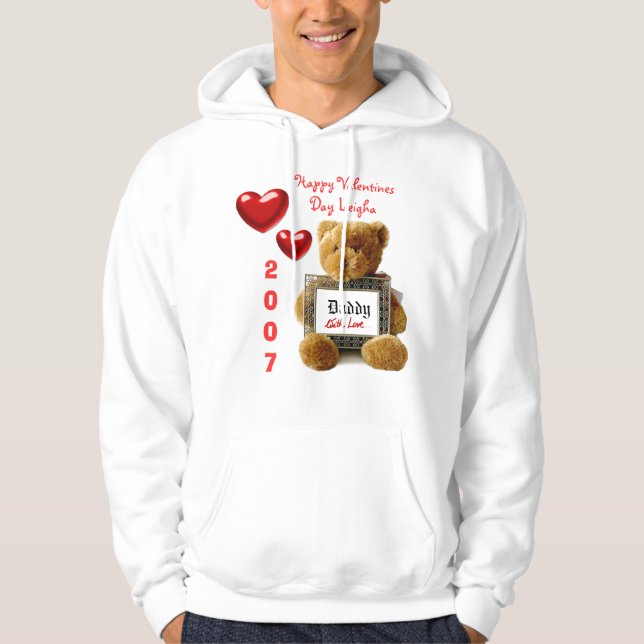 Happy Valentines Day Leigha Hoodie (Front)
