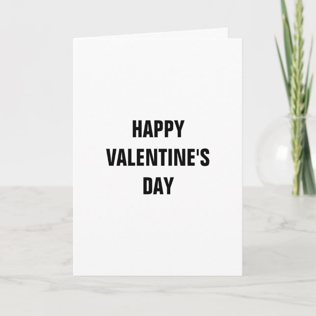 Happy Valentine's Day Let's Make Out Holiday Card (Front)