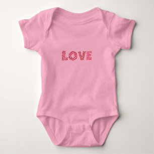 Happy Valentine's Day Love Baby Bodysuit