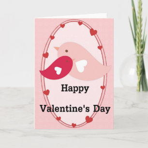 Happy Valentine's Day Love Birds Card d2