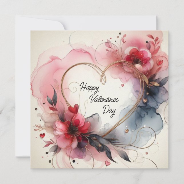 Happy Valentines Day Love Cards  (Front)