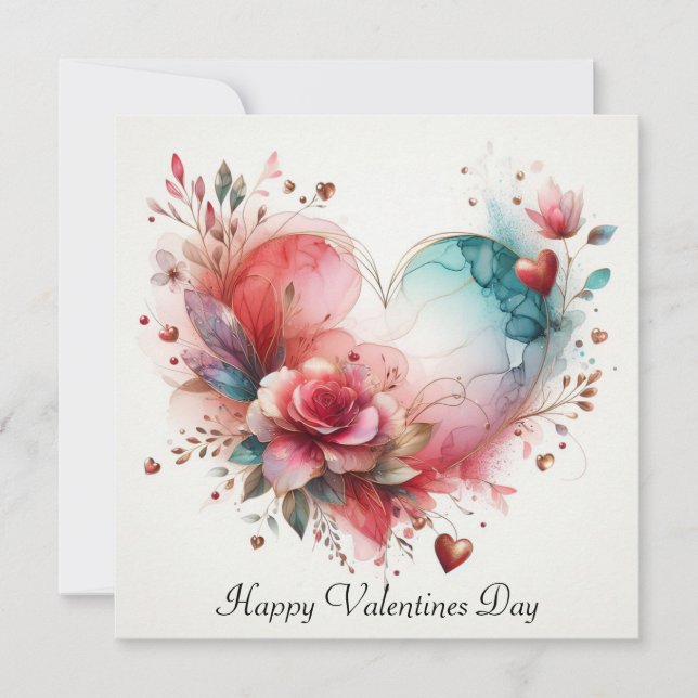 Happy Valentines day Love Cards  (Front)