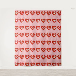 Happy Valentine's Day Love Pink Tapestry