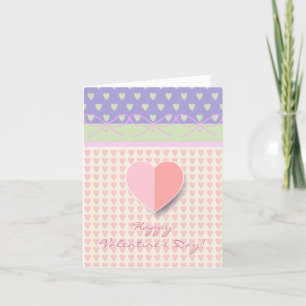 Happy Valentine's Day Lovely Elegant Greeting Holiday Card