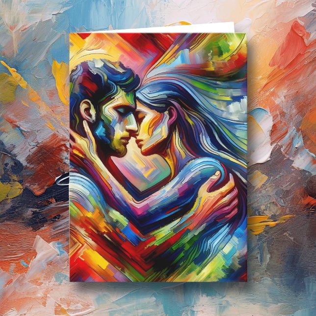 Happy Valentine's Day | Lover's Embrace Card (Creator Uploaded)