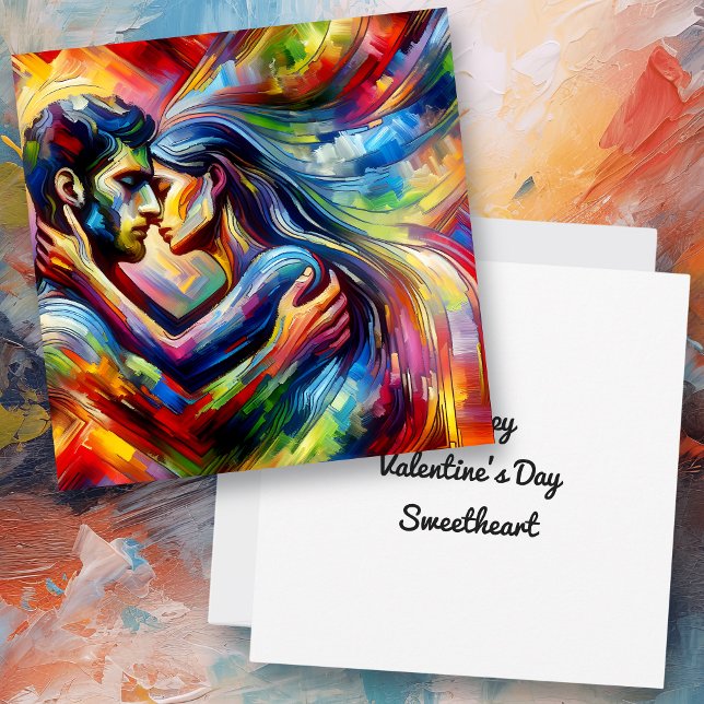 Happy Valentine's Day | Lover's Embrace Card (Creator Uploaded)