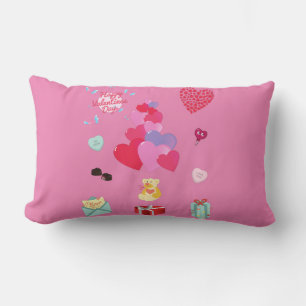 Happy Valentine's Day  Lumbar Pillow
