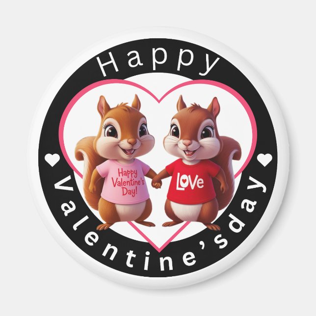 Happy Valentine's day Magnet (Front)
