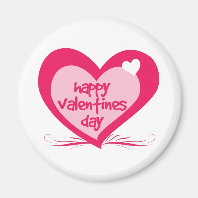 Happy Valentines Day Magnet (Front)