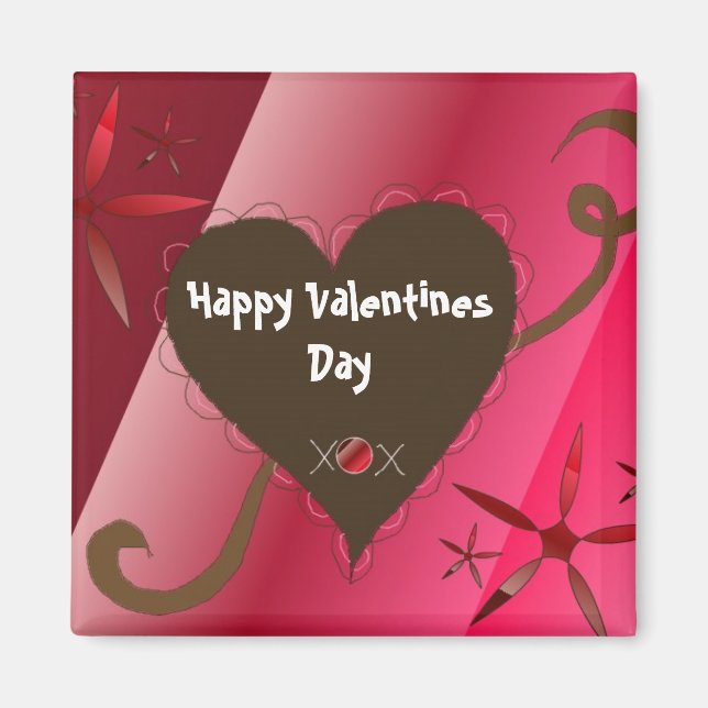 Happy Valentines Day Magnet (Front)
