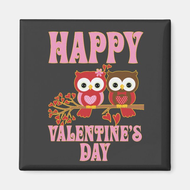 Happy Valentine's Day  Magnet (Front)
