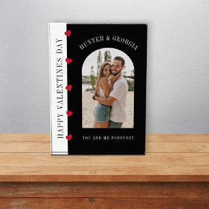 Happy Valentines day modern stylish romantic photo Block