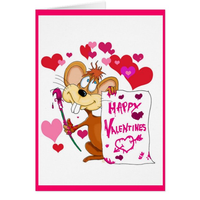 Happy Valentines Day mouse (Front)