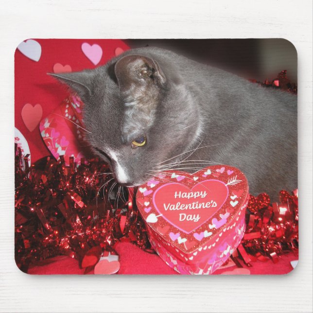 "Happy Valentine's Day!" Mouse Pad (Front)