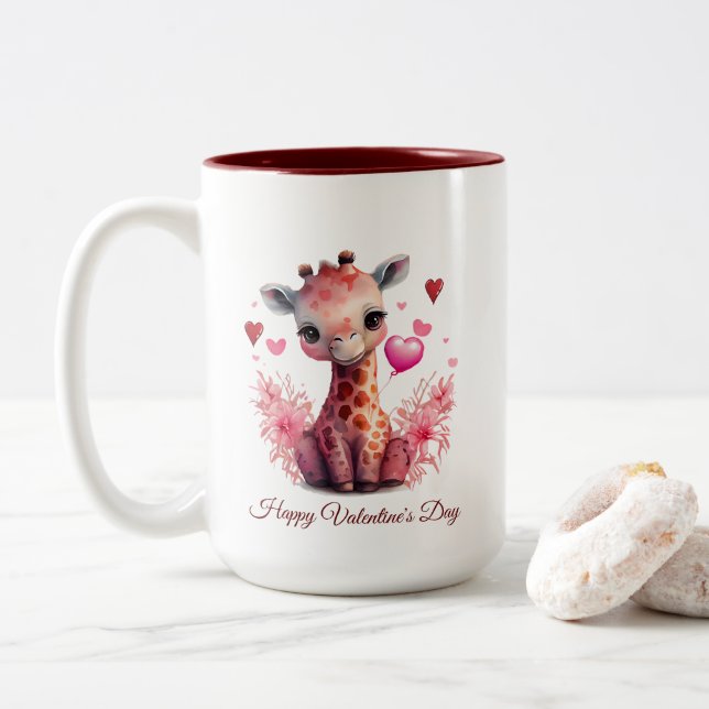 Happy Valentine's Day Mug (With Donut)