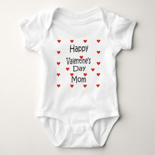Happy Valentine's Day Mum Baby Bodysuit