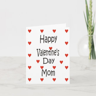 Happy Valentine's Day Mum Card