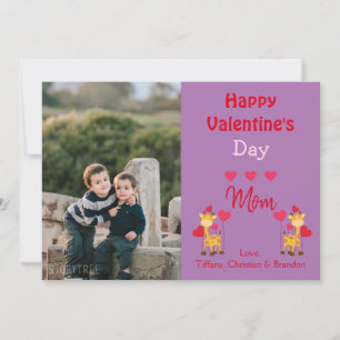 Happy Valentine's Day Mum Photo Safari Invitation