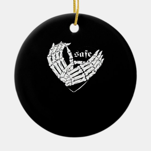 Happy Valentine's Day - My Heart Is My Valentine C Ceramic Ornament (Front)