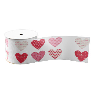 Happy valentine's Day my love Grosgrain Ribbon