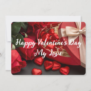 Happy Valentine's Day My Love Holiday Card