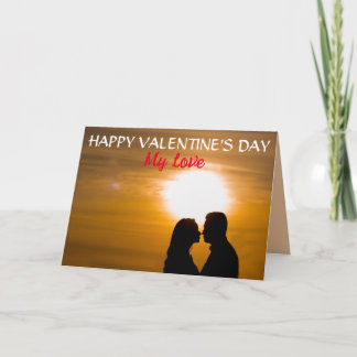 HAPPY VALENTINE'S DAY MY LOVE HOLIDAY CARD