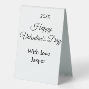 Happy Valentine's day name love simple year stylis