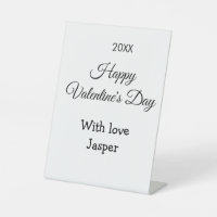 Happy Valentine's day name love simple year stylis