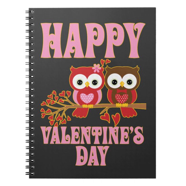 Happy Valentine's Day  Notebook (Front)
