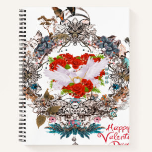 Happy valentine's day  notebook