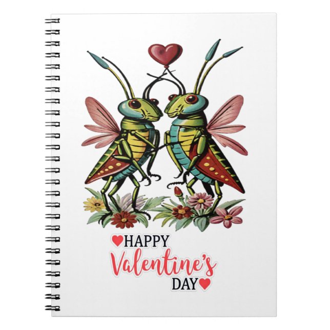 Happy valentine's day  notebook (Front)