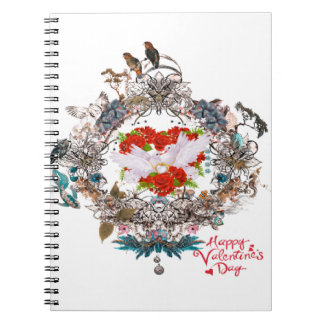 Happy valentine's day notebook