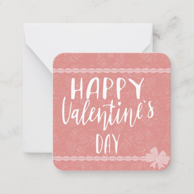 Happy Valentines Day NoteCard (Front)