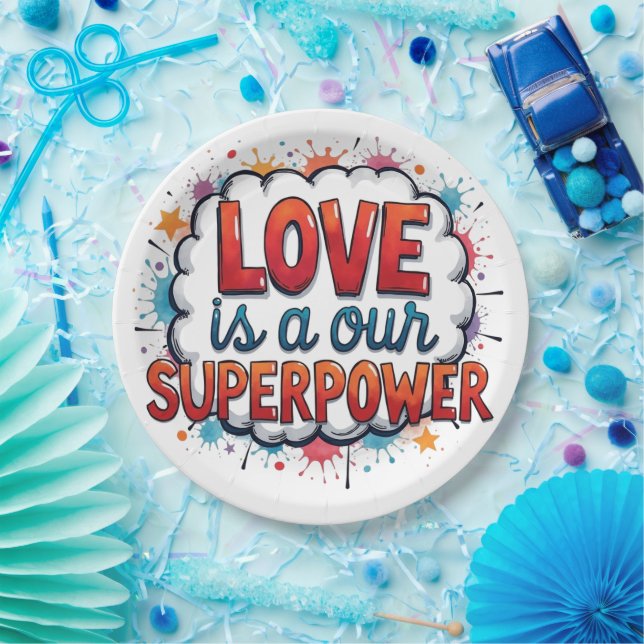  Happy Valentine's Day Paper Plate (Party)