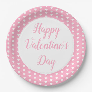 Happy Valentine's Day Paper Plate