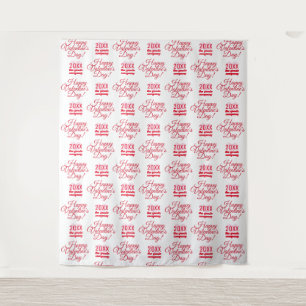 Happy Valentines Day   Party Photo Backdrop Tapestry