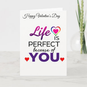 Happy Valentines Day Perfect You Card