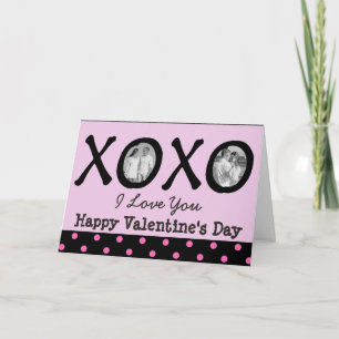 Happy Valentine's Day Personalised Card with Photo