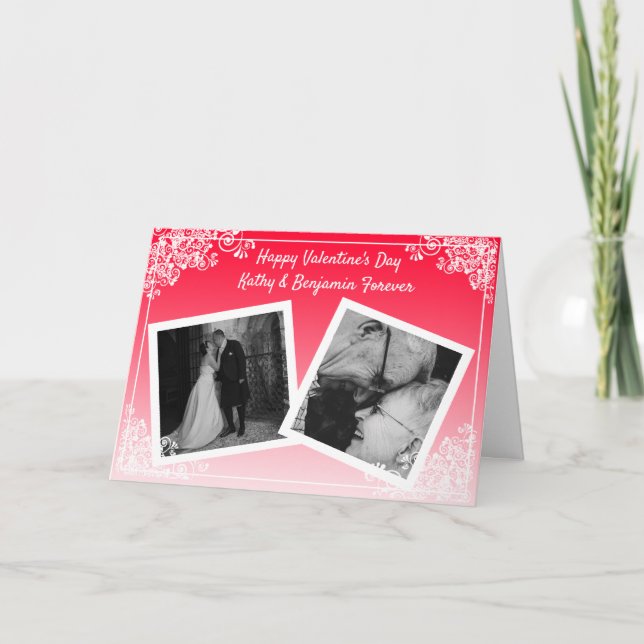 Happy Valentine's Day Photo Card (Front)