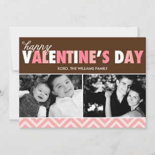 Happy Valentine's Day Photo Holiday Card
