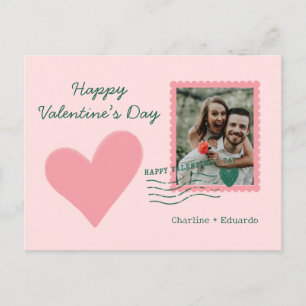 Happy Valentines Day Photo Love Mail Postcard